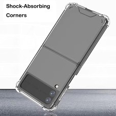 Samsung Galaxy Z Flip3 (Z Flip 3) Acrylic Case Phone Casing Cover with 4-Corner Bumper (Clear)